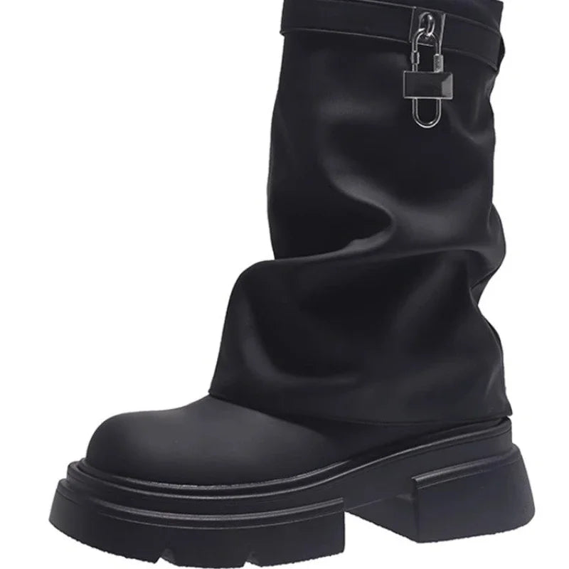 Chic Comfort Low-Heel Ladies’ Boots